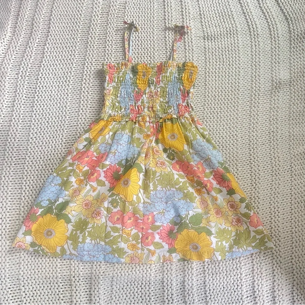 Janie and Jack Multicolor Floral Girl's Dress Size 8 - Picture 2 of 7